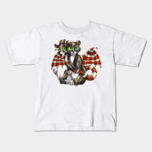 Chimera Cubs: Tortie-Tabby Kids T-Shirt